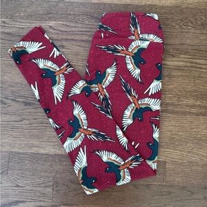 Lularoe OS Leggings - Bird
